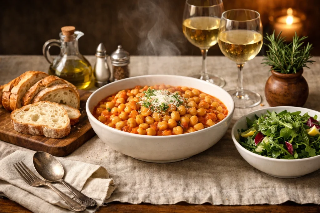 14. What to Serve With Pasta e Ceci for a Complete Italian Meal