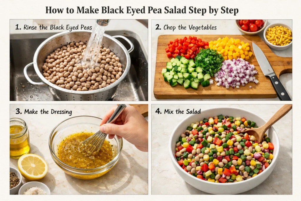 How to Make Black Eyed Pea Salad Step by Step the Right Way