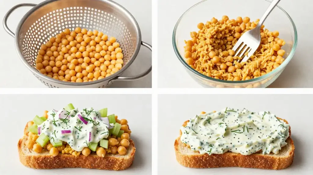 How to Make the Perfect Smashed Chickpea Sandwich Step by Step