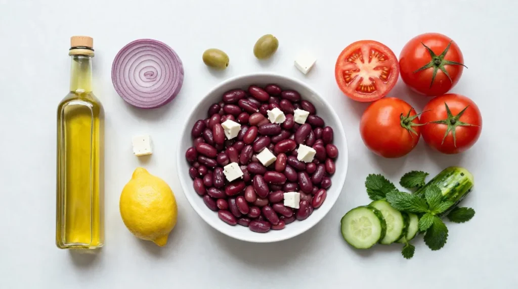 The Essential Greek Bean Salad Ingredients You Cannot Skip