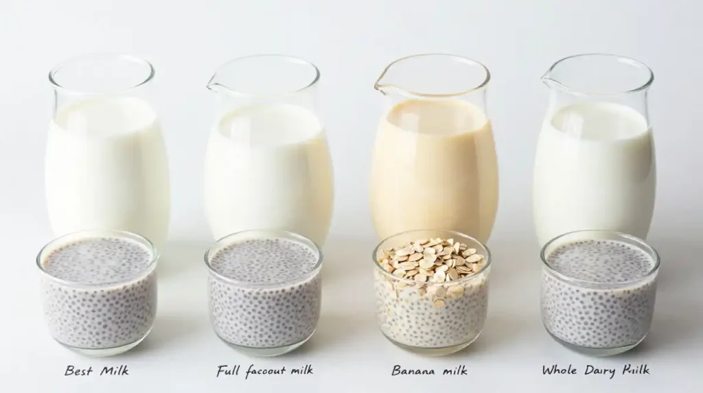 Best Milk Options for a Creamy and Delicious Banana Chia Pudding