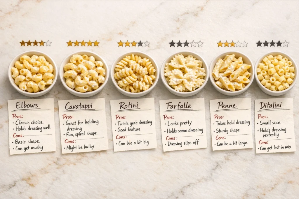 Best Pasta Shape for Greek Yogurt Macaroni Salad That Holds Dressing