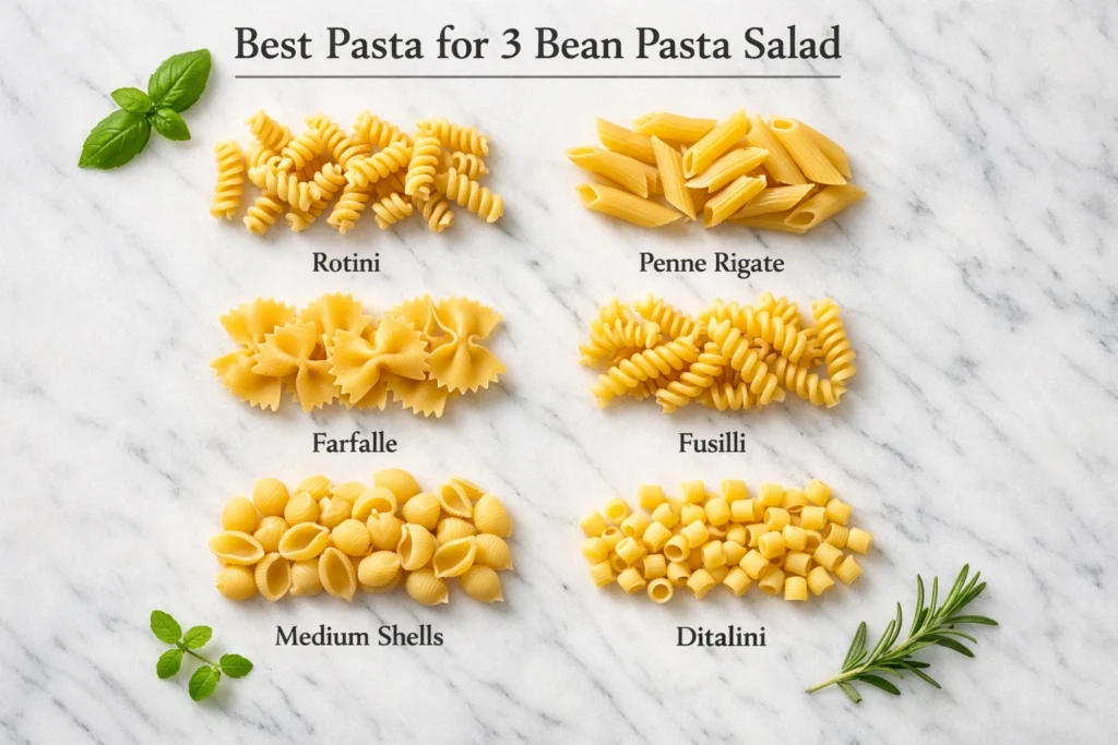 Best Pasta for 3 Bean Pasta Salad