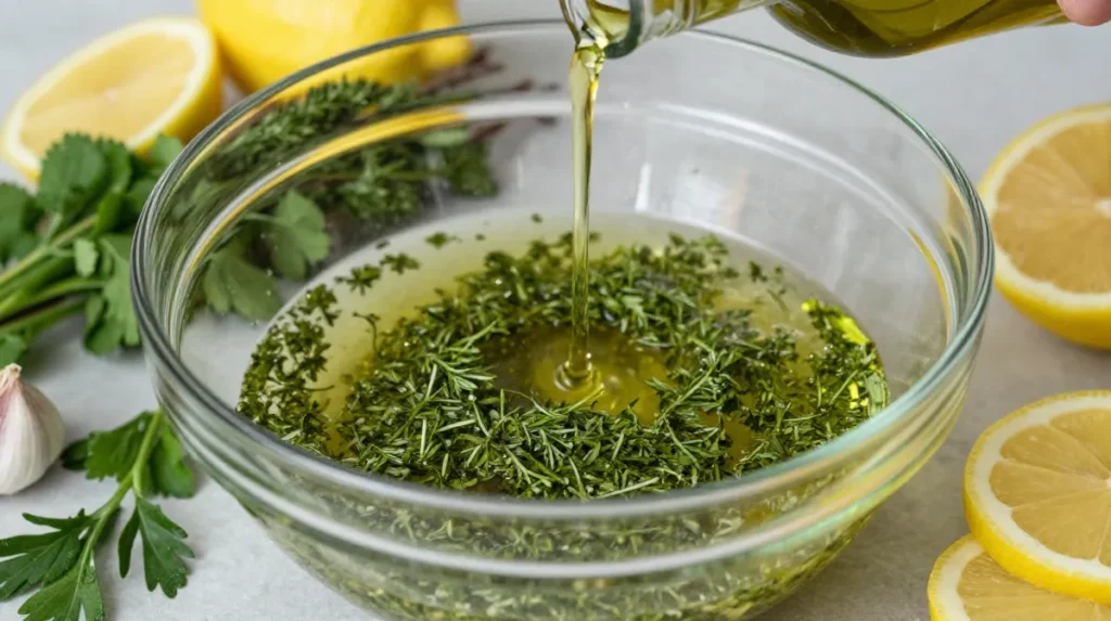 Make the Perfect Greek Bean Salad Lemon Herb Dressing From Scratch