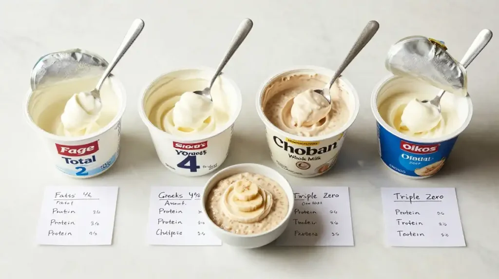 Best Greek Yogurt to Use for the Creamiest Banana Overnight Oats