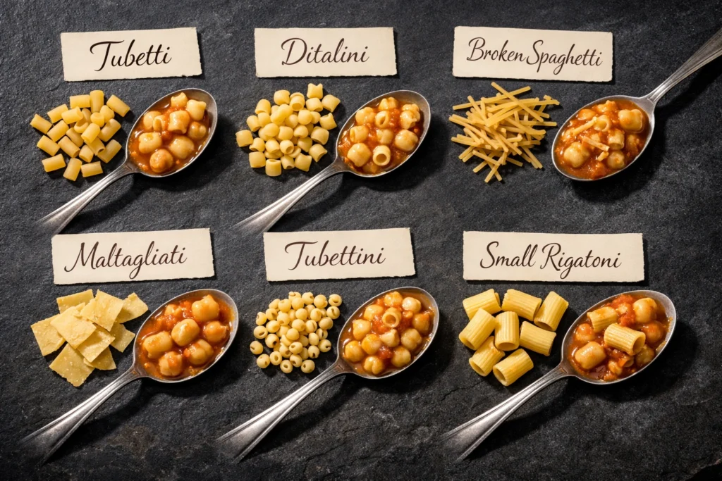 5. Best Pasta Shapes to Use in Your Pasta e Ceci Recipe