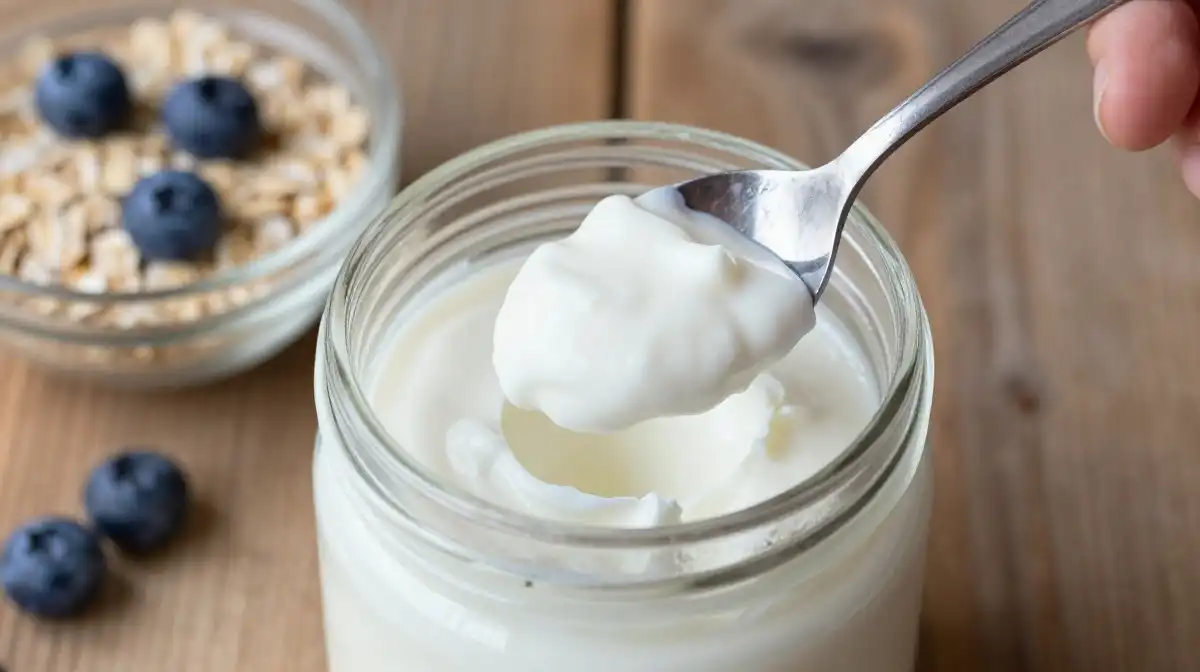 How to Add Greek Yogurt to Blueberry Overnight Oats for Extra Creaminess