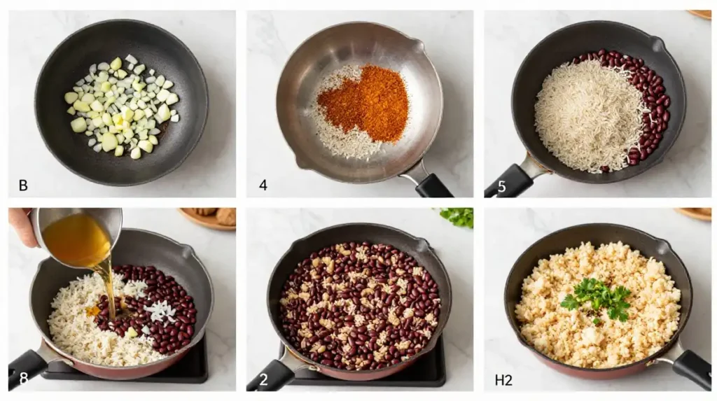 How to Make Classic Kidney Beans and Rice Skillet From Scratch