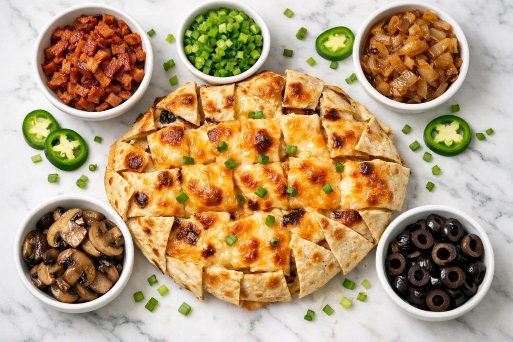 Creative Filling and Topping Ideas for Your Tortilla Pull Apart Bread