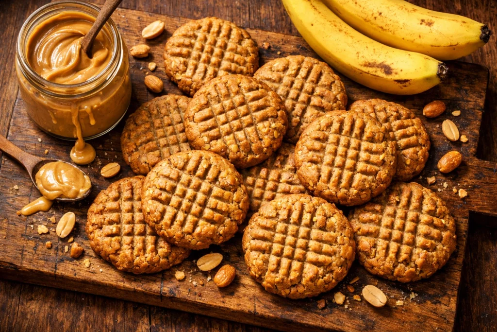 6. Healthy Banana Cookies With Peanut Butter for Extra Protein and Incredible Flavor