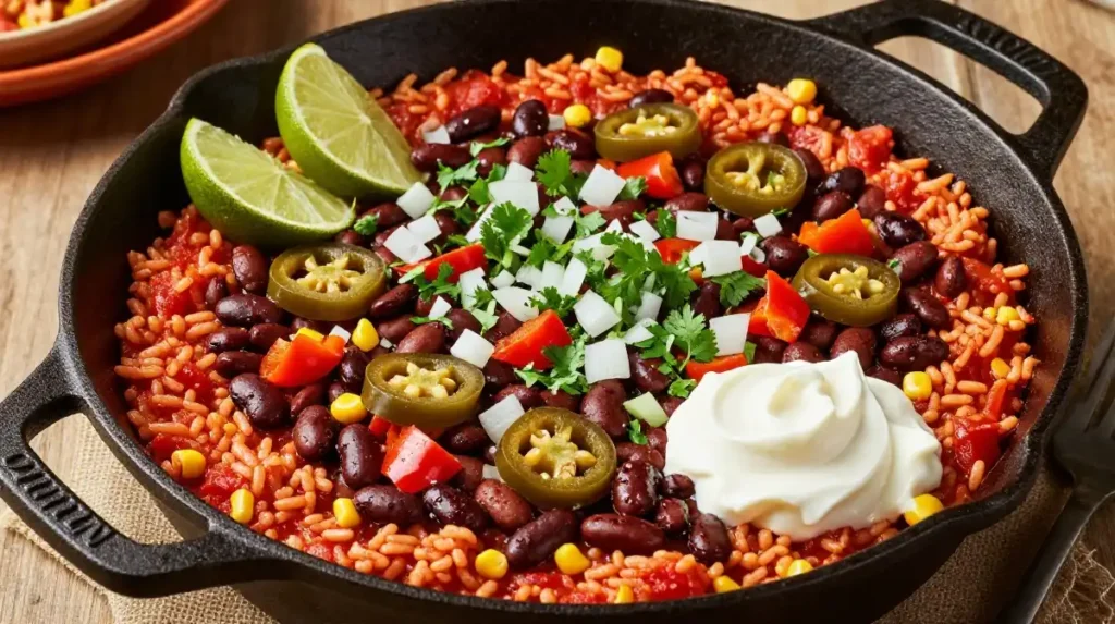 How to Make Mexican Style Kidney Beans and Rice Skillet at Home