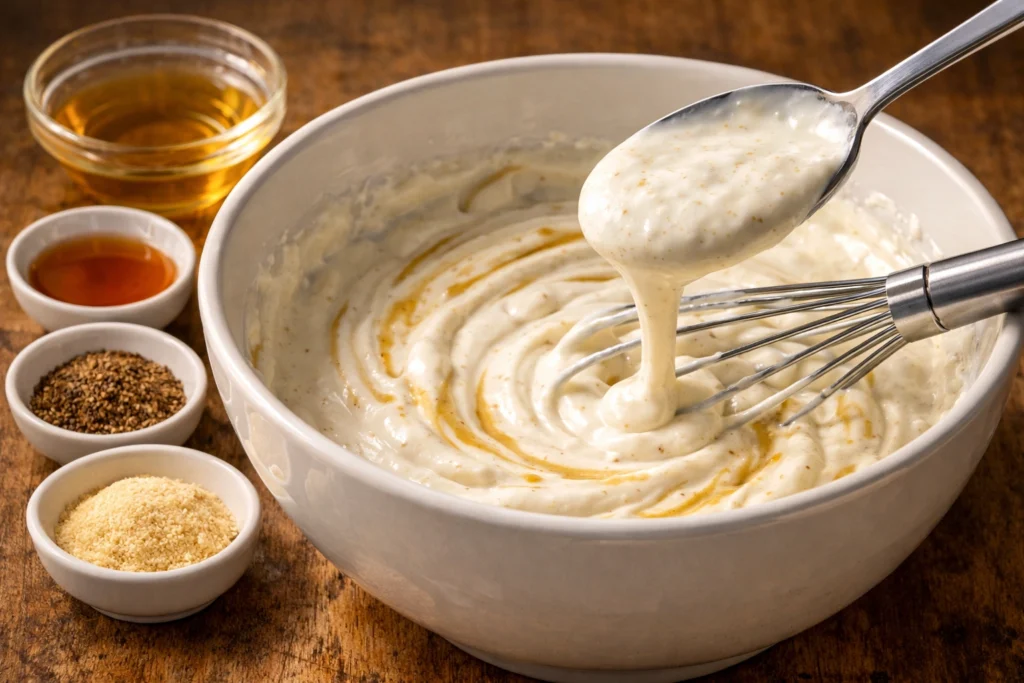 Make the Perfect Creamy Tangy Greek Yogurt Macaroni Salad Dressing