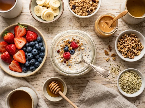 Best Toppings That Make Your Greek Yogurt Overnight Oats Even Better