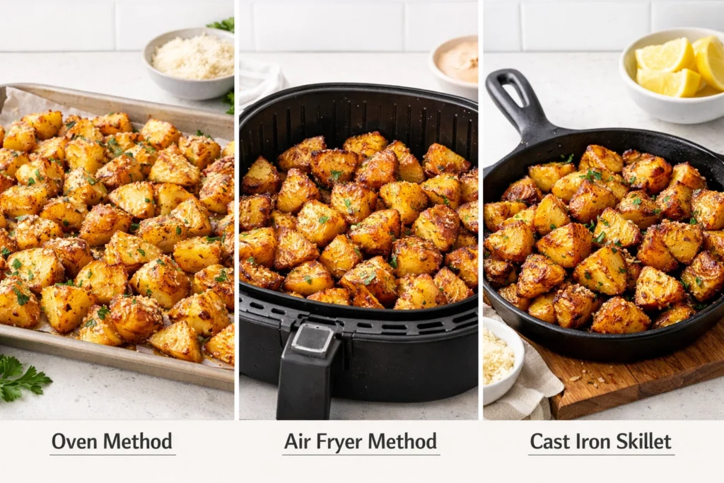 Easy Butter Parmesan Roasted Potatoes Variations and Substitutions