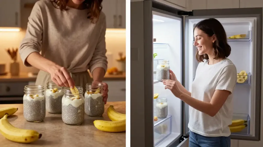 How to Make Banana Chia Pudding Greek Yogurt Overnight for Easy Mornings