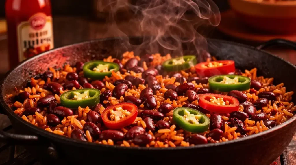 How to Make Spicy Kidney Beans and Rice Skillet With Bold Flavors