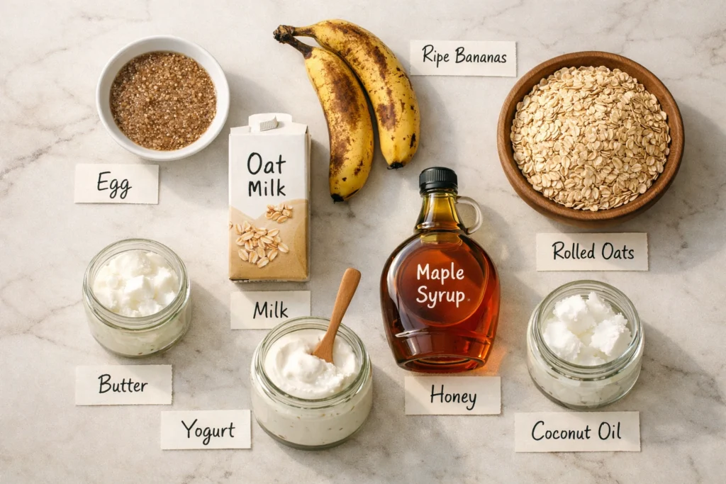 How to Make Vegan Banana Oat Muffins Without Eggs or Dairy