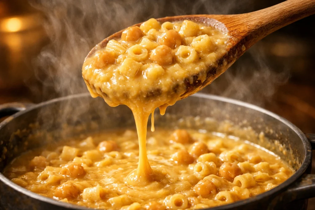 7. Make Pasta e Ceci Creamy and Thick the Italian Way