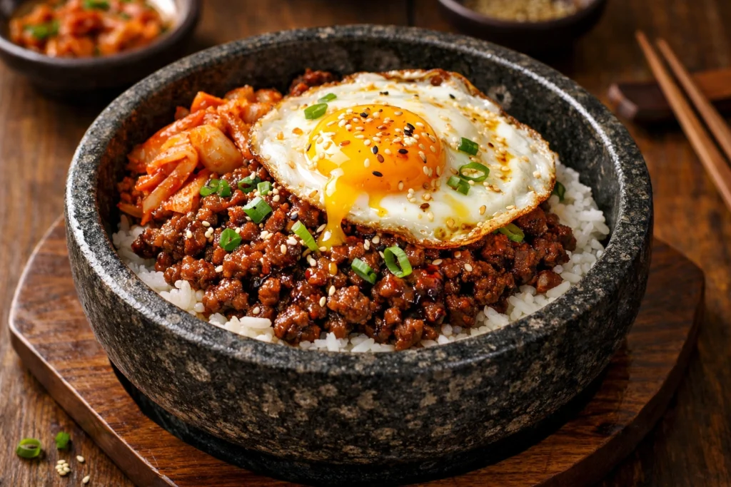 Korean Ground Beef Pepper Rice Bowls That Are Wildly Addictive