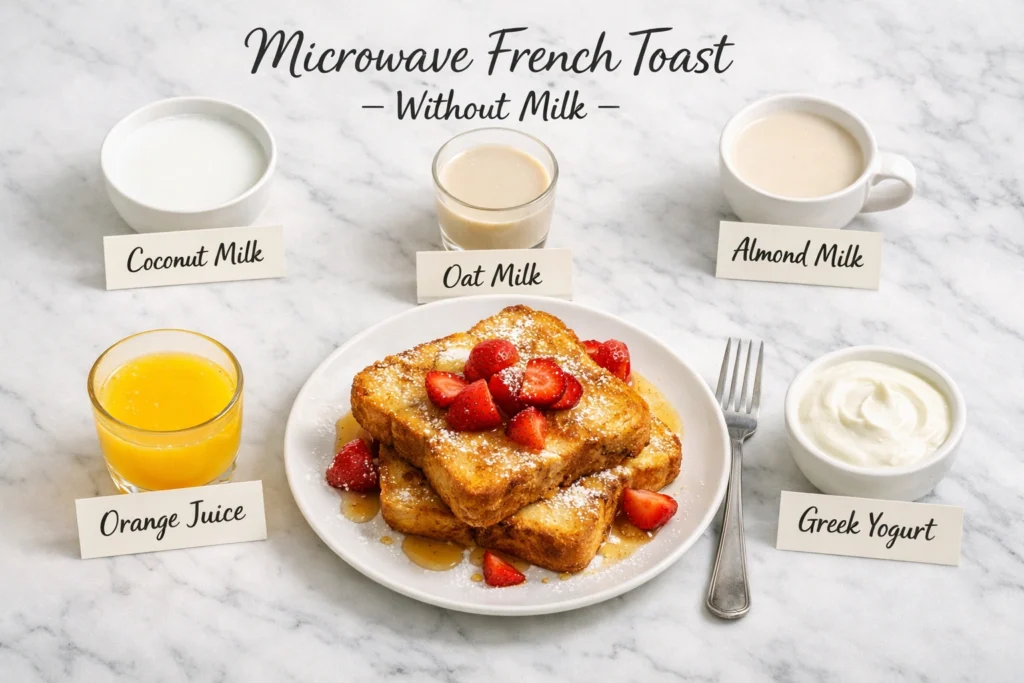 Microwave French Toast Without Milk That Still Tastes Rich and Delicious
