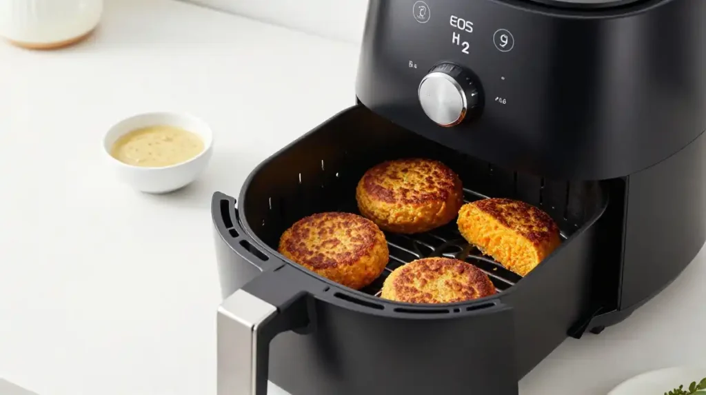 How to Make Crispy Lentil Sweet Potato Patties in the Air Fryer