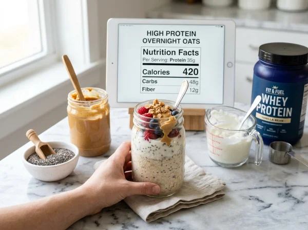 How to Make High Protein Greek Yogurt Overnight Oats