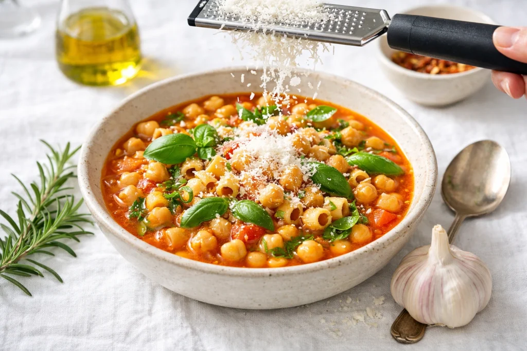 9. Vegetarian and Vegan Pasta e Ceci That Tastes Just as Incredible