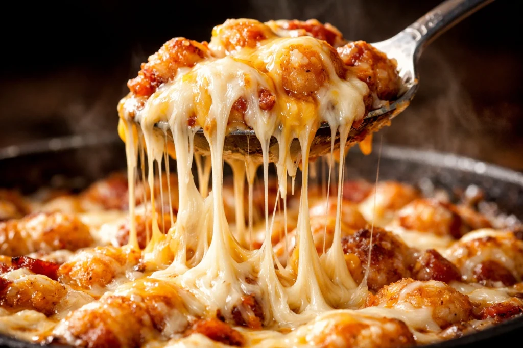 Best Cheese to Use for the Cheesiest Tater Tot Pizza Bake
