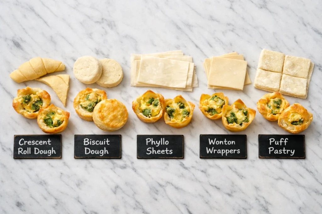 Best Pastry and Cup Options for Broccoli Cheese Cups