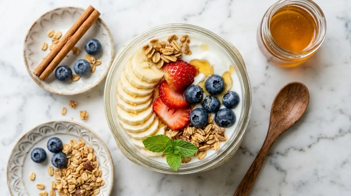 banana chia pudding greek yogurt