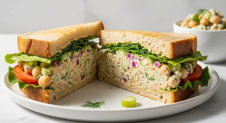 chickpea salad sandwich