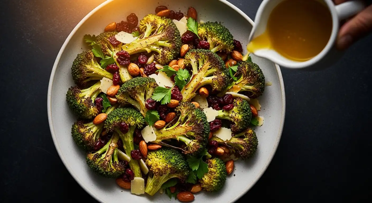 roasted broccoli salad