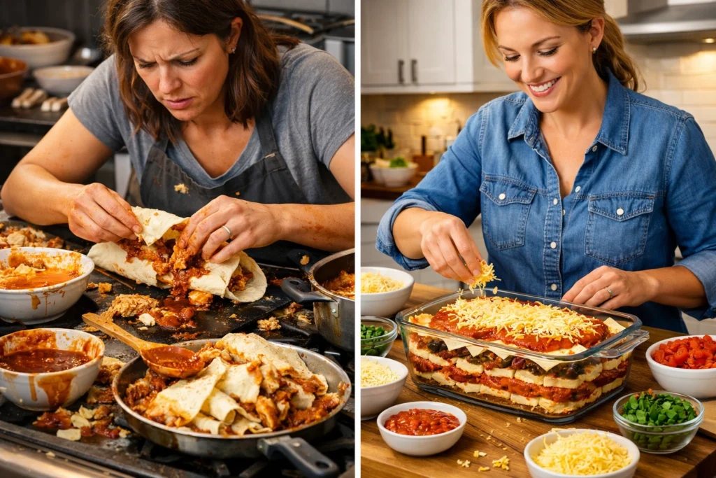 13. Why This No-Roll Enchilada Casserole Beats Traditional Enchiladas Every Single Time