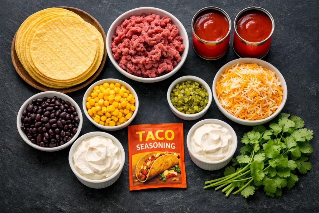 2. Ingredients You Need to Make the Best Lazy Enchilada Casserole at Home