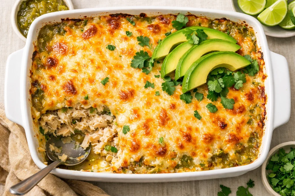 8. Easy Chicken Lazy Enchilada Casserole Recipe Using Rotisserie Chicken for Maximum Convenience
