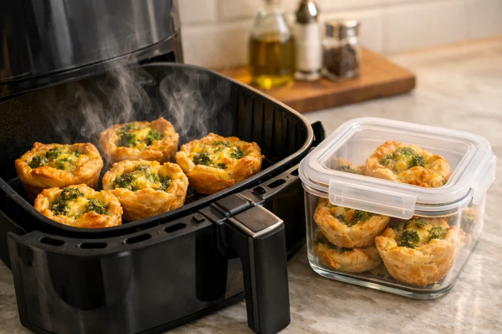 How to Store and Reheat Leftover Broccoli Cheese Cups