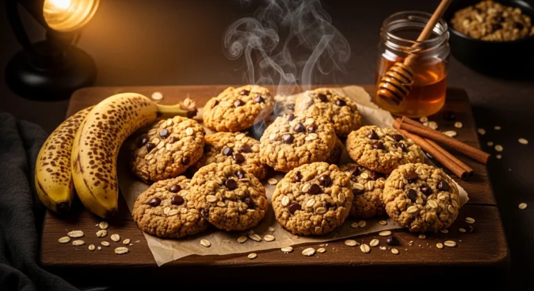 healthy banana cookies