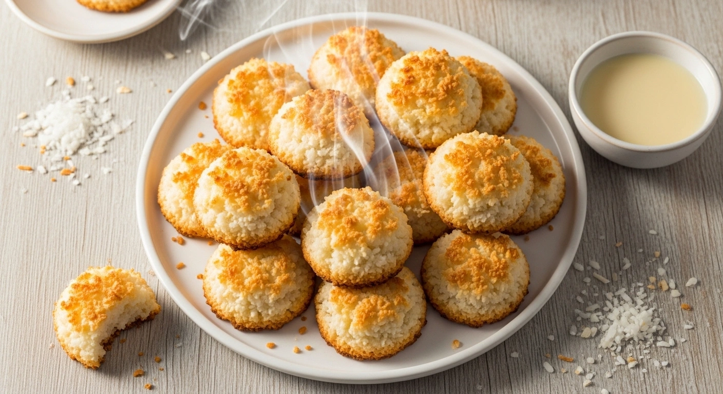 3 ingredient coconut macaroons