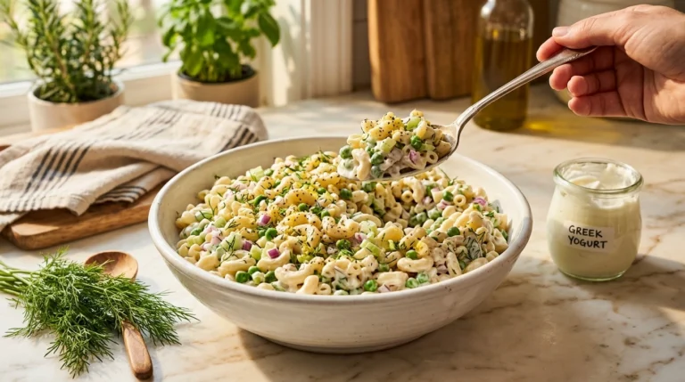 greek yogurt macaroni salad