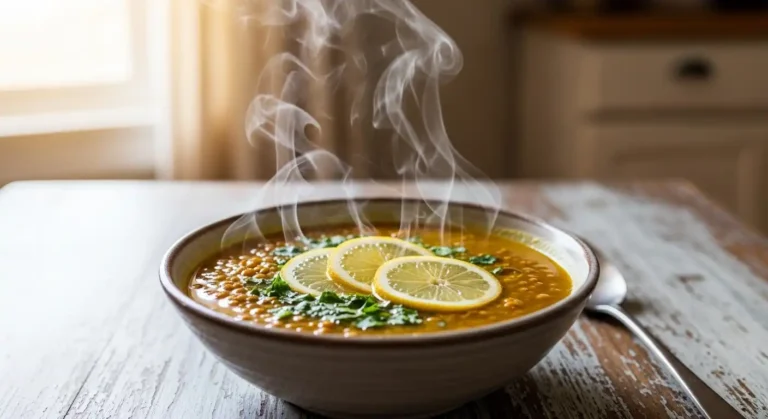 lemon lentil soup