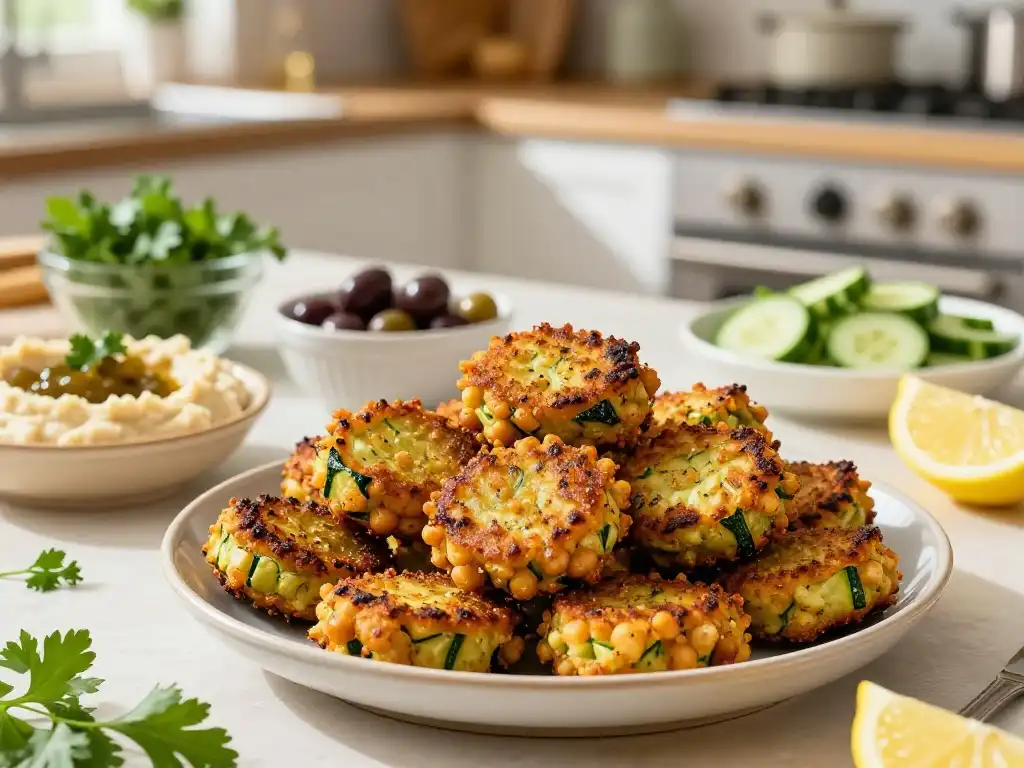Why Chickpea Zucchini Fritters Are the Mediterranean Snack Everyone Is Making