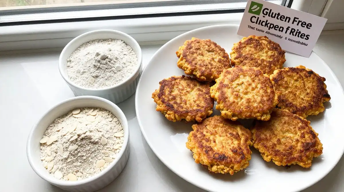 Gluten Free Chickpea Fritters That Taste Absolutely Incredible