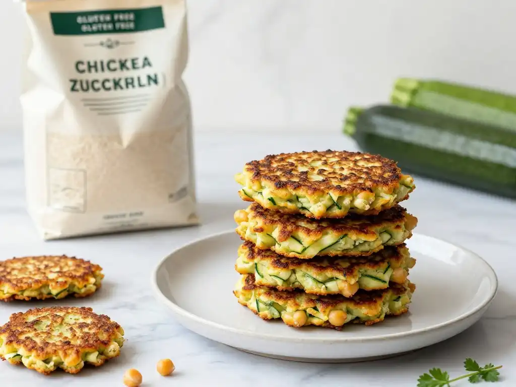 Gluten Free Chickpea Zucchini Fritters That Taste Absolutely Incredible