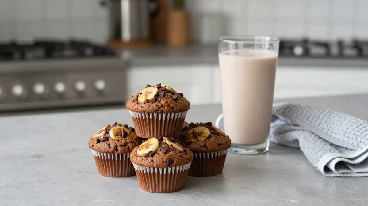 10. High Protein Banana Chocolate Muffins for Fitness and Meal Prep