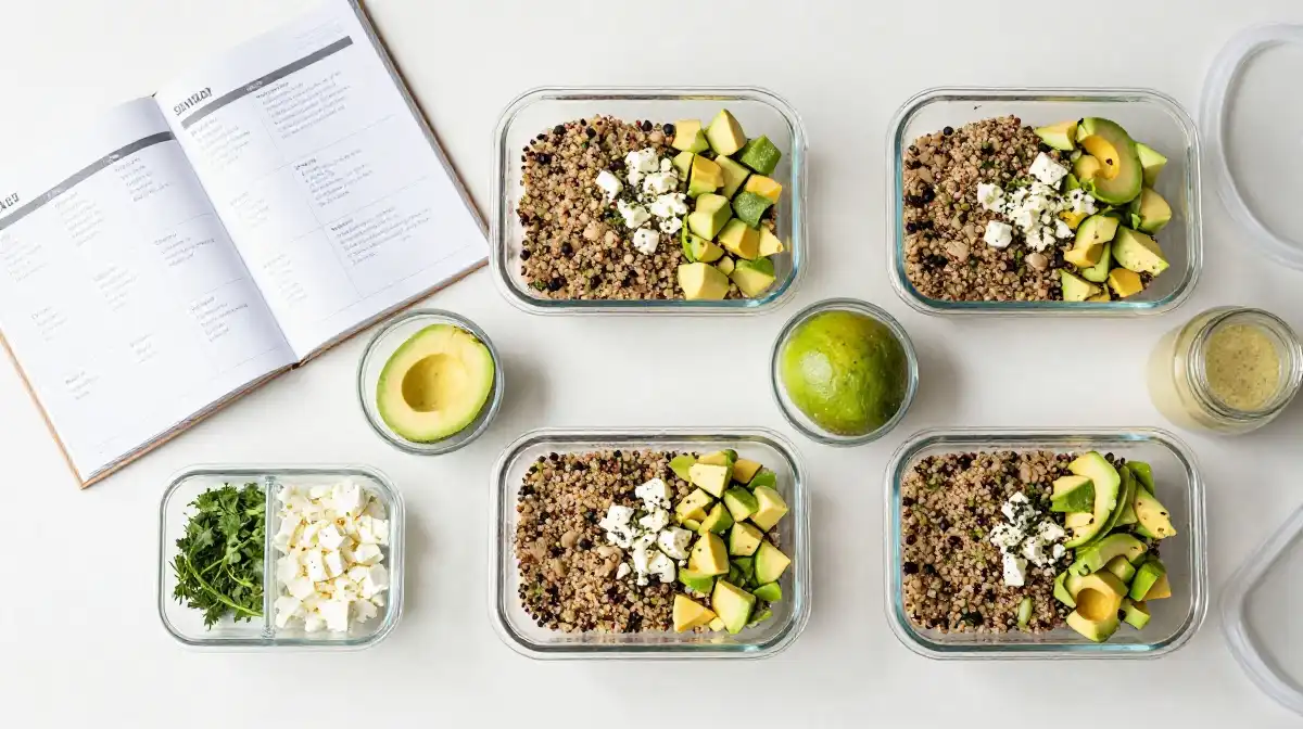 How to Make Greek Quinoa Salad Ahead for BBQ and Meal Prep