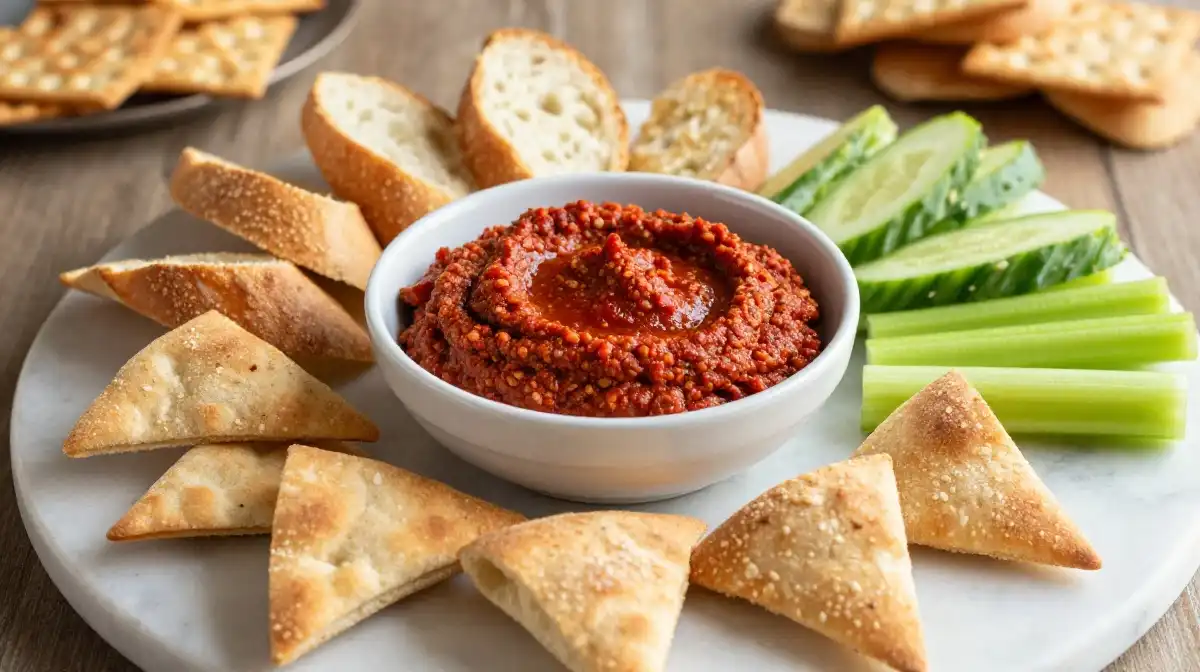 How to Make Red Pepper Pesto as a Dip Spread and Sauce