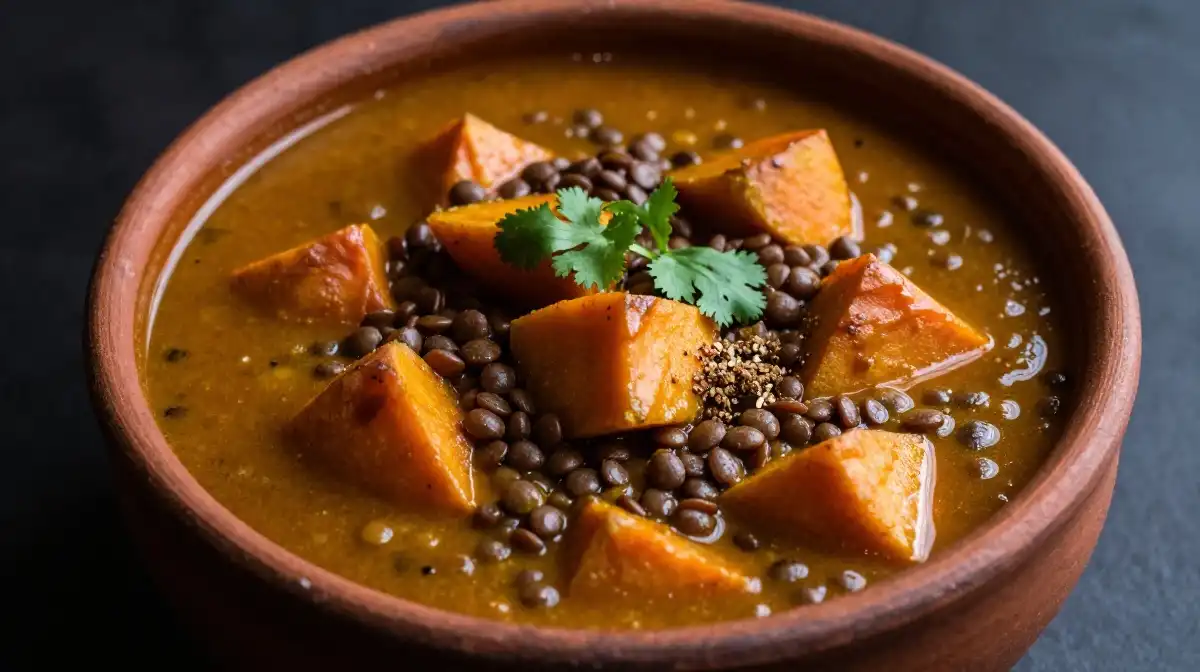 How to Make Sweet Potato Curry With Lentils for Extra Protein