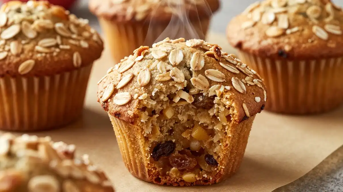 How to Make Applesauce Oatmeal Muffins for Extra Fiber and Texture