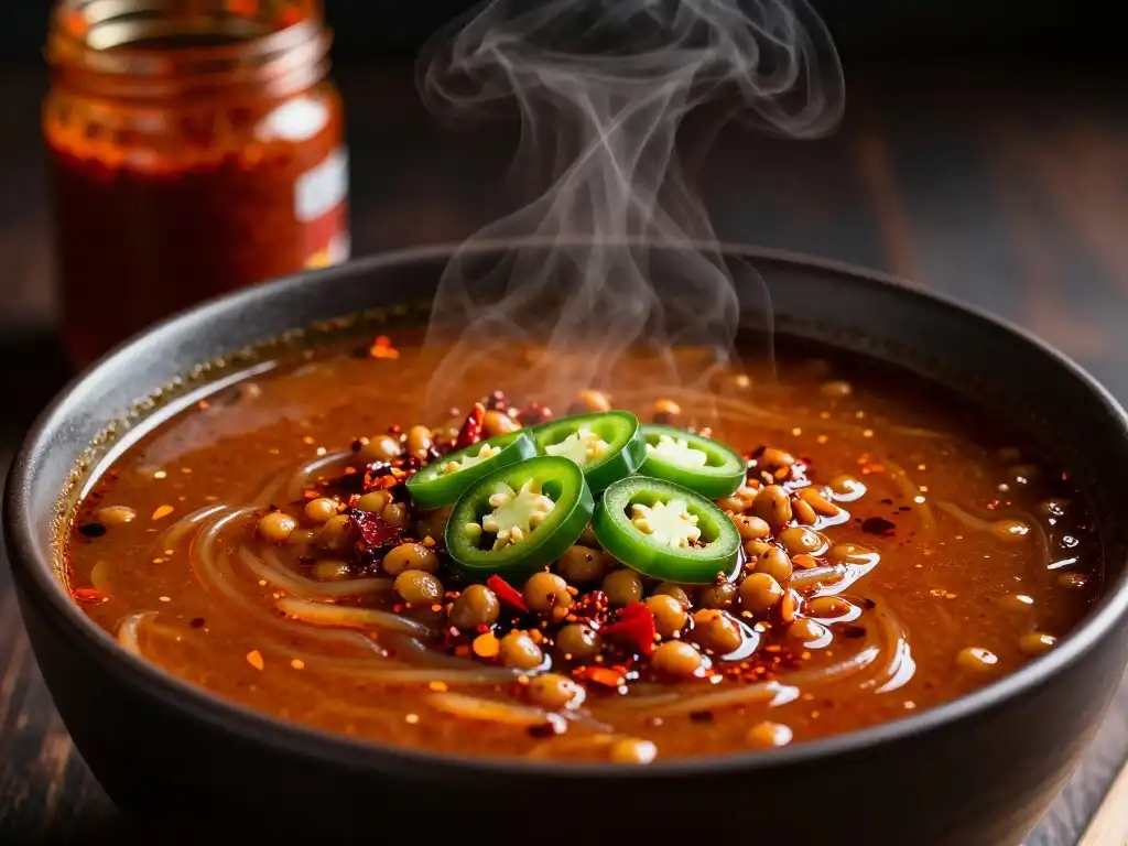 How to Make Spicy Lentil Noodle Soup With Bold Flavors