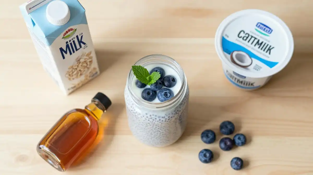 How to Make Vegan Blueberry Chia Pudding Without Greek Yogurt